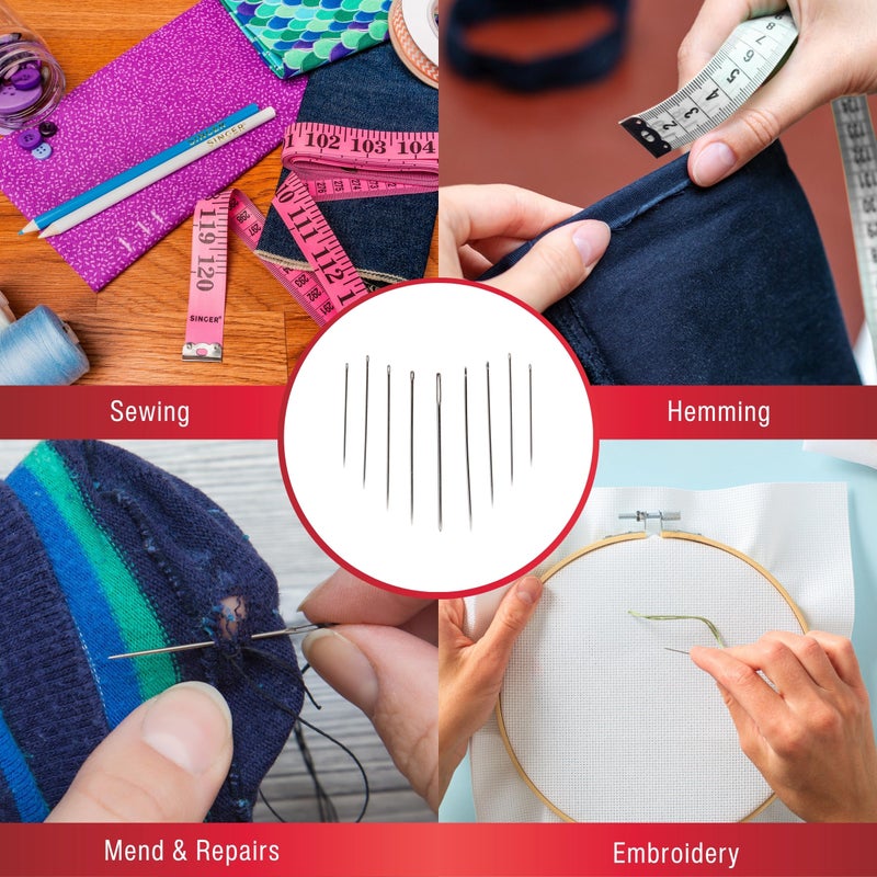 Singer 00276 Assorted Hand Needles in Compact, 25-Count,Assorted 25/Pkg - Image 3